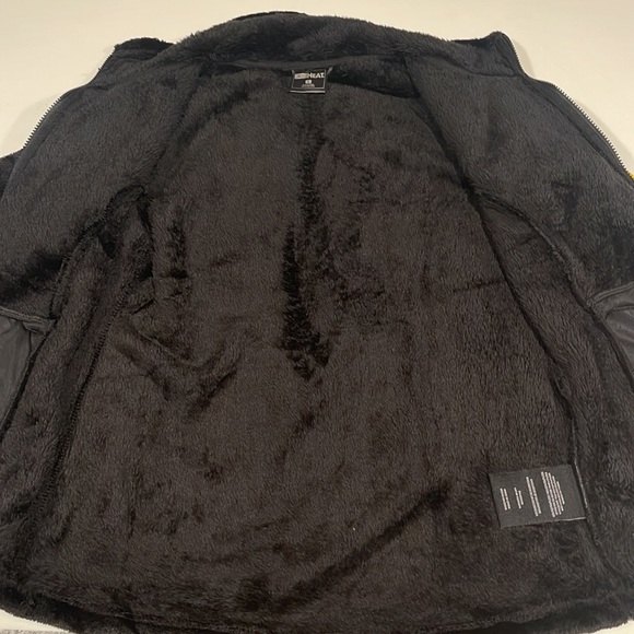 32 DEGREES HEAT BLACK PLUSH FUR JACKET. SIZE: Small - Picture 10 of 12